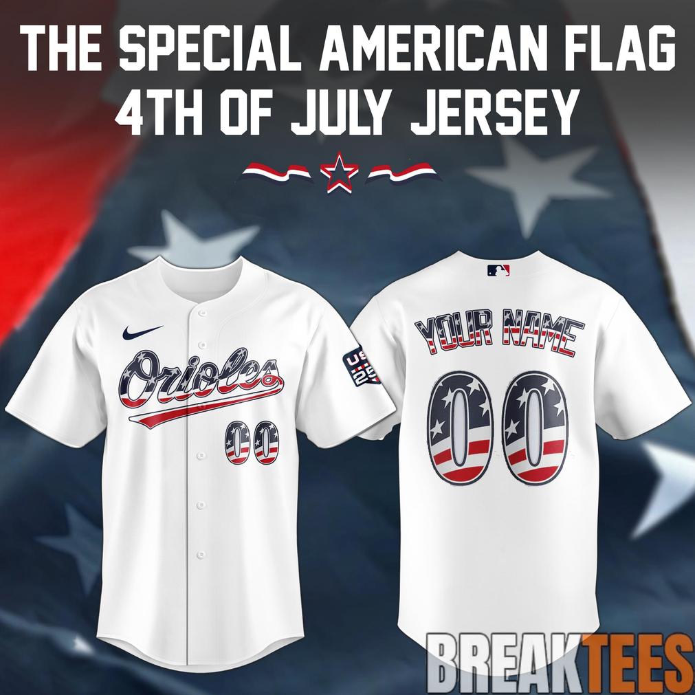 Baltimore Orioles America250 Baseball Jersey baseball jersey product view 1