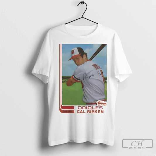 Baltimore Orioles Cal Ripken Jr Baseball Card Player Mlb Signature T Shirts Unisex T-shirt, Sweatshirt, Hoodie, Long Sleeve Tee - T-Shirt, Sweatshirt, Hoodie
