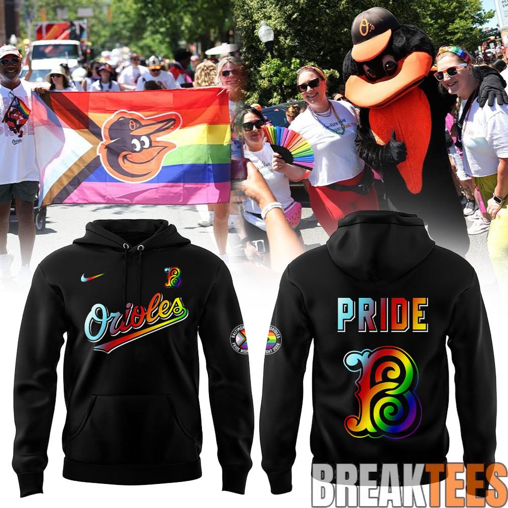 Baltimore Orioles Pride Night 2026 Hoodie Unisex T-shirt, Sweatshirt, Hoodie, Long Sleeve Tee - T-Shirt, Sweatshirt, Hoodie