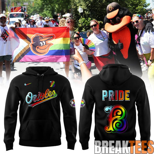 Baltimore Orioles Pride Night 2026 Hoodie Unisex T-shirt, Sweatshirt, Hoodie, Long Sleeve Tee - T-Shirt, Sweatshirt, Hoodie