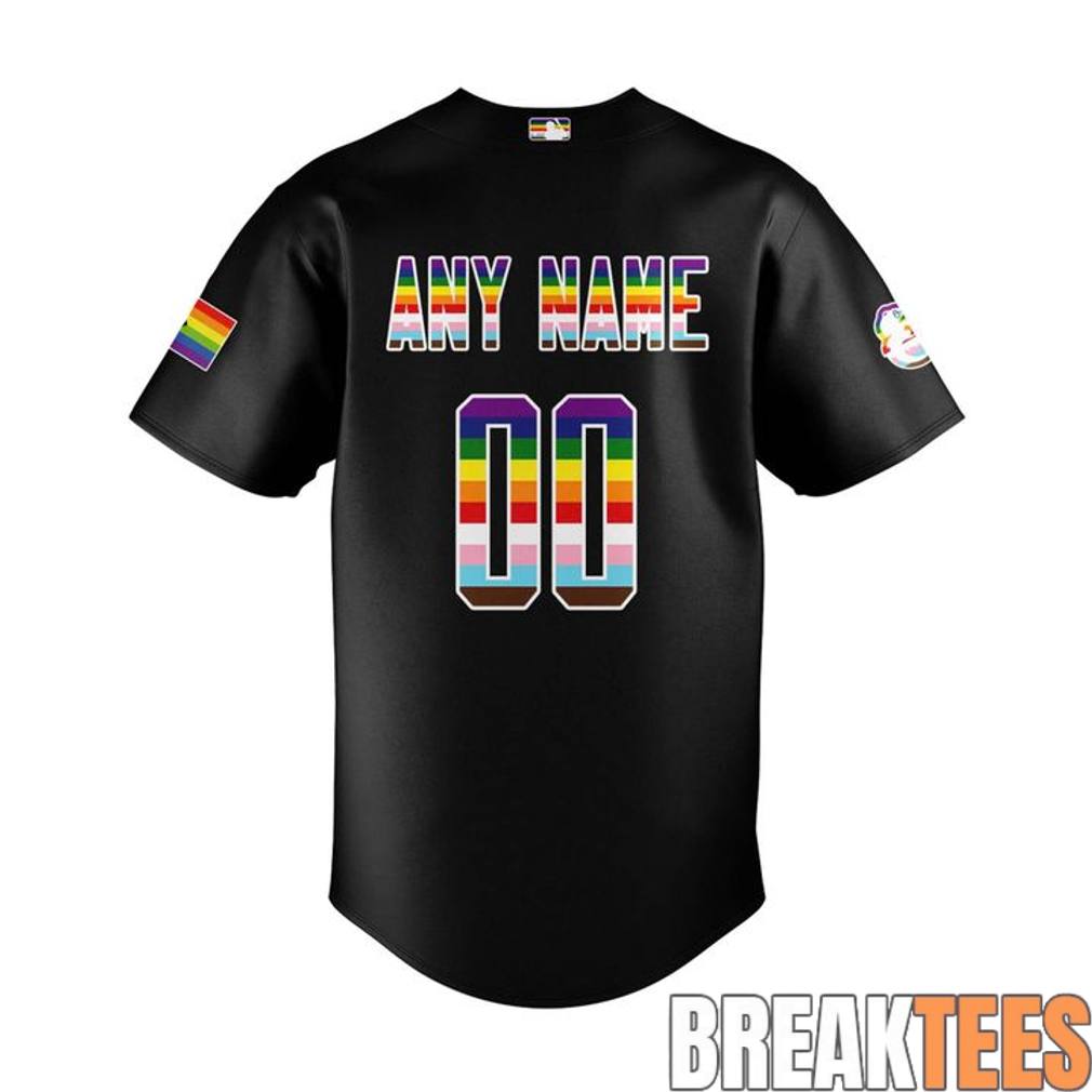Baltimore Orioles Pride Night Jersey Custom baseball jersey product view 3