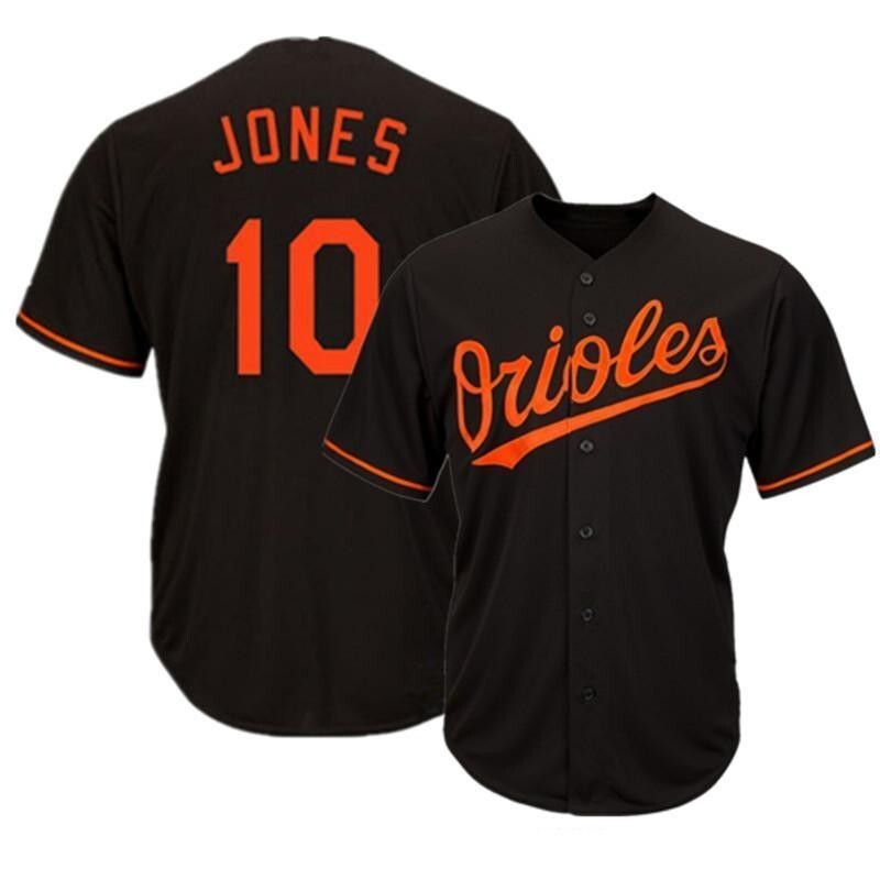 Baltimore Orioles #10 Style 2 Baseball Jersey baseball jersey product view 1