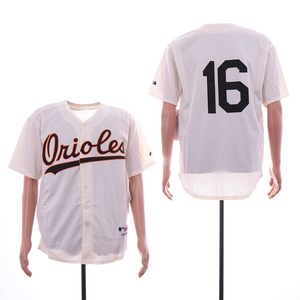 Baltimore Orioles #16 Baseball Jersey baseball jersey product view 1
