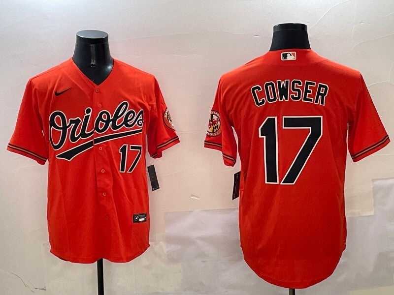 Baltimore Orioles #17 Colton Cowser Orioles Adult Style 3 Baseball Jersey baseball jersey product view 1