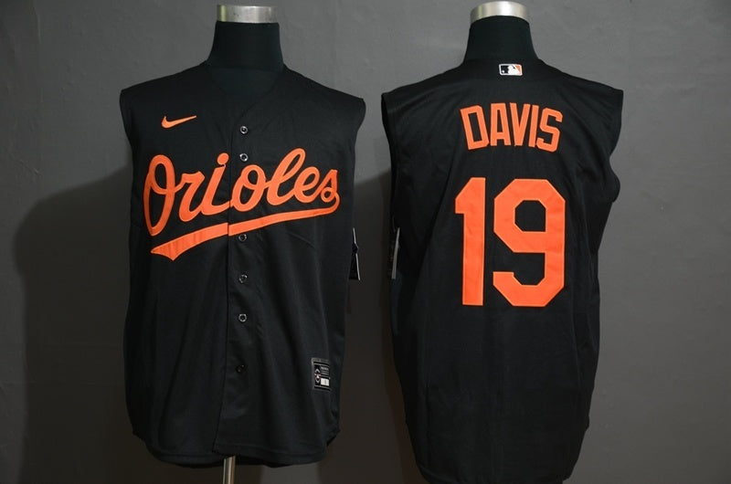 Baltimore Orioles #19 Davis Baseball Jersey baseball jersey product view 1
