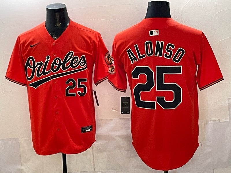 Baltimore Orioles #25 Pete Alonso Orioles Adult Style 1 Baseball Jersey baseball jersey product view 1