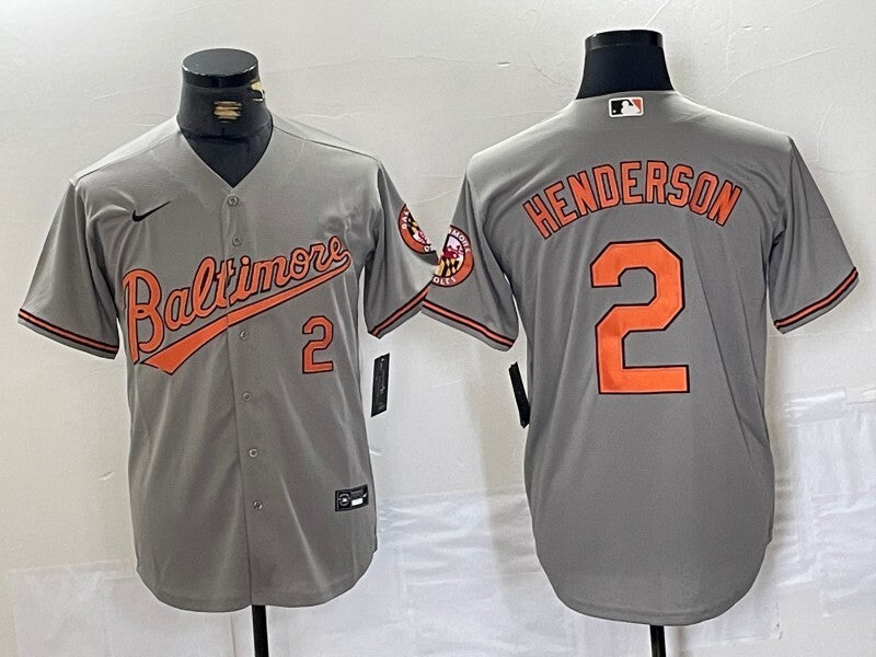 Baltimore Orioles #2 Gunnar Henderson Fan Edition Baseball Jersey baseball jersey product view 1