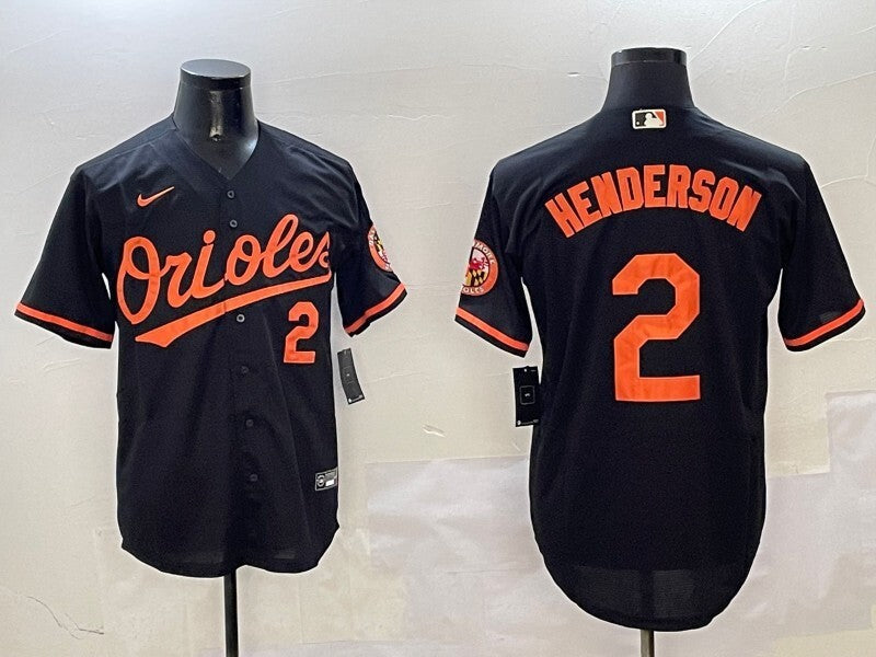 Baltimore Orioles #2 Gunnar Henderson Orioles Adult Style 3 Baseball Jersey baseball jersey product view 1