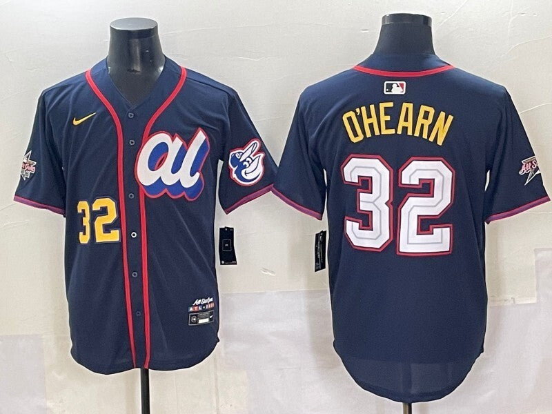 Baltimore Orioles #32 O'hearn Orioles 25 All-Star Baseball Jersey baseball jersey product view 1