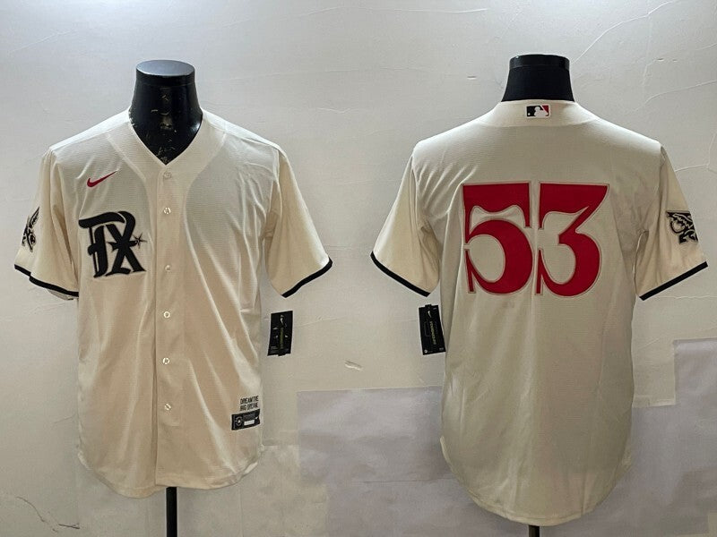 Baltimore Orioles #53 Adolis Garcia Rangers City Adult Baseball Jersey baseball jersey product view 1