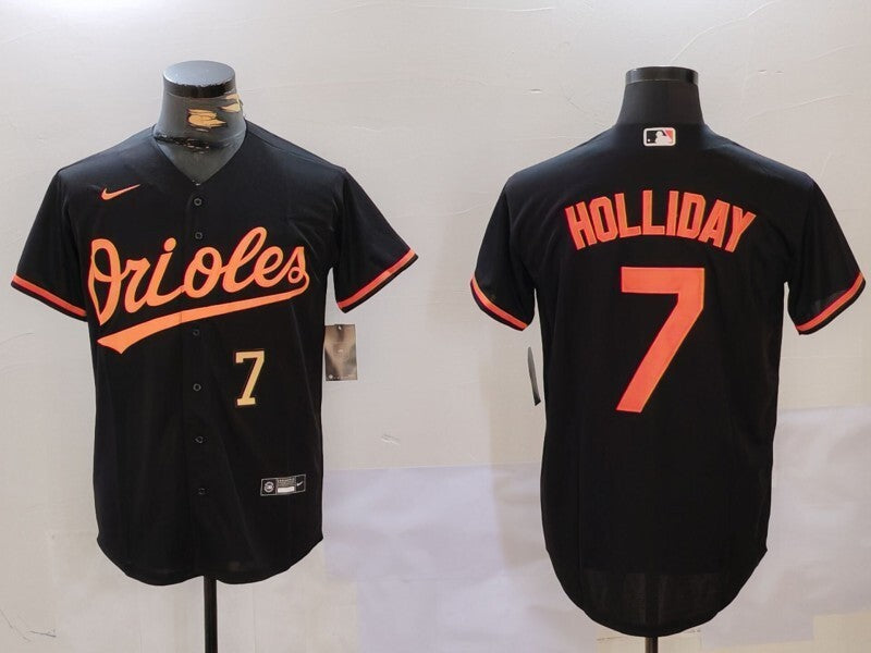 Baltimore Orioles #7 Jackson Holliday Fan Edition Style 3 Baseball Jersey baseball jersey product view 1