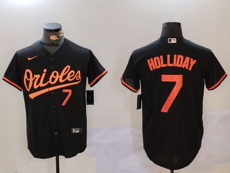 Baltimore Orioles #7 Jackson Holliday Fan Edition Style 4 Baseball Jersey baseball jersey product view 1