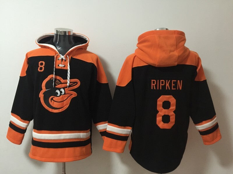 Baltimore Orioles #8 Cal Ripken Jr. Baltimore Orioles Team Baseball Jersey baseball jersey product view 1