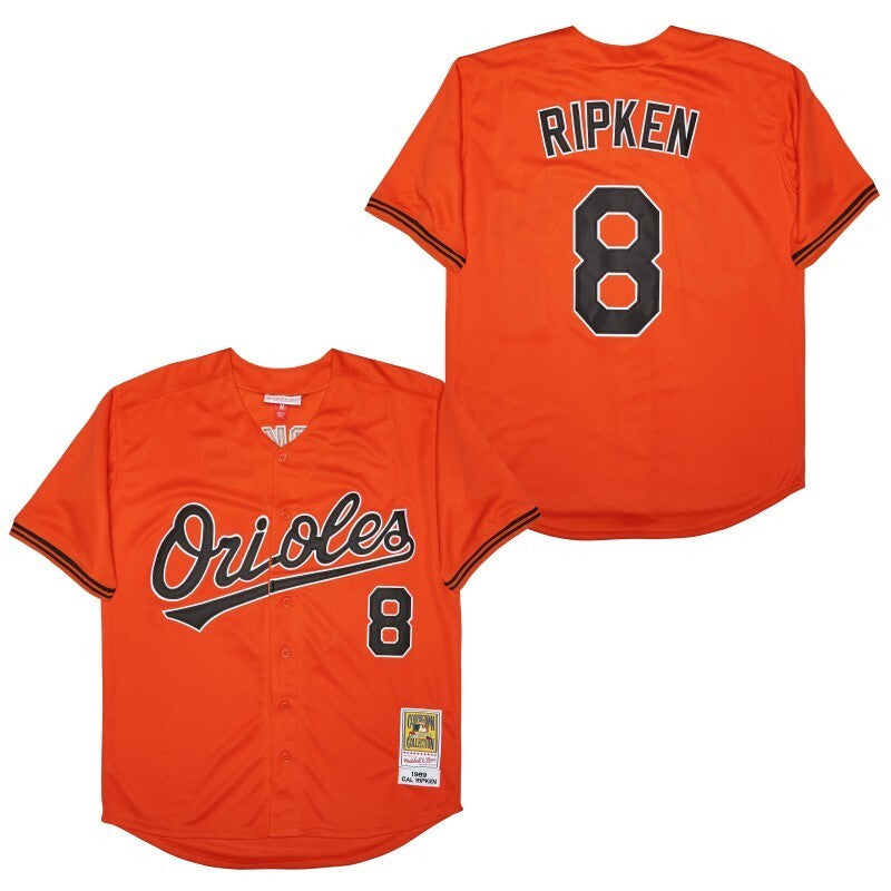 Baltimore Orioles #8 Cal Ripken Jr Style 3 Baseball Jersey baseball jersey product view 1