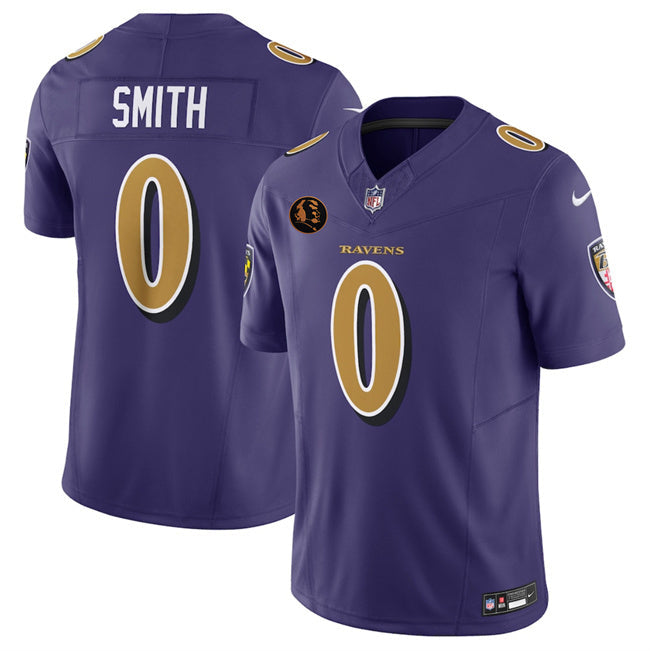 Baltimore Ravens #0 Roquan Smith Purple 2025 F.U.S.E. With John Madden Football Jersey football jersey product view 1