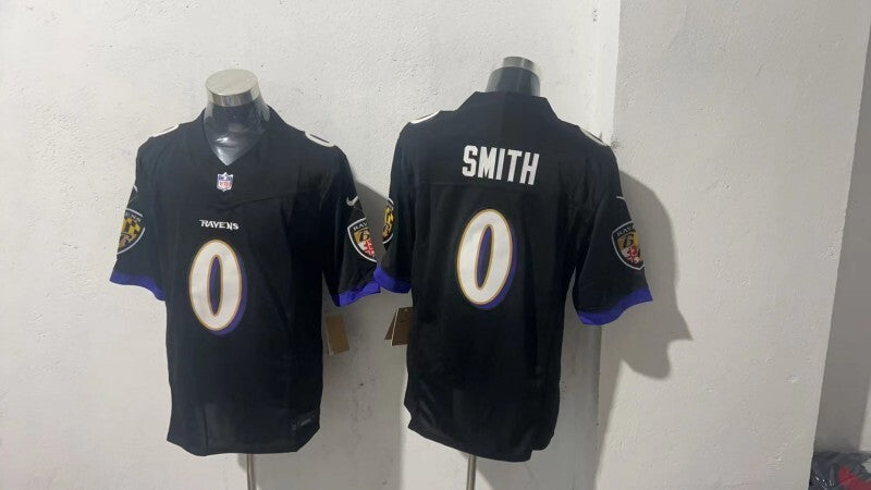 Baltimore Ravens #0 Roquan Smith Style 3 Football Jersey football jersey product view 1