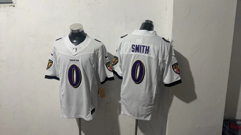 Baltimore Ravens #0 Roquan Smith Style 4 Football Jersey football jersey product view 1