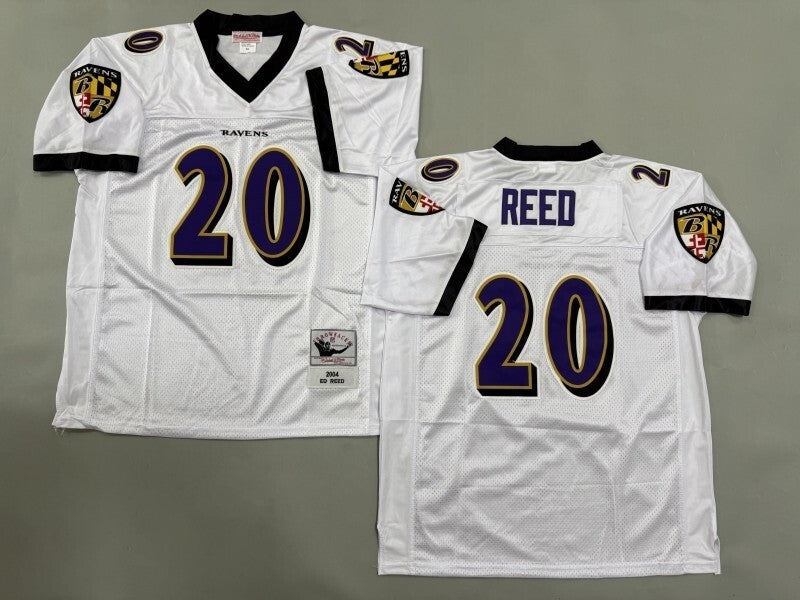 Baltimore Ravens #20 Ed Reed Baltimore Ravens Style 1 Football Jersey football jersey product view 1