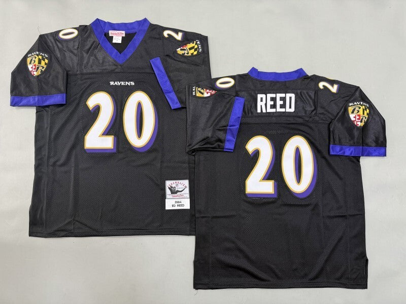 Baltimore Ravens #20 Ed Reed Baltimore Ravens Style 6 Football Jersey football jersey product view 1