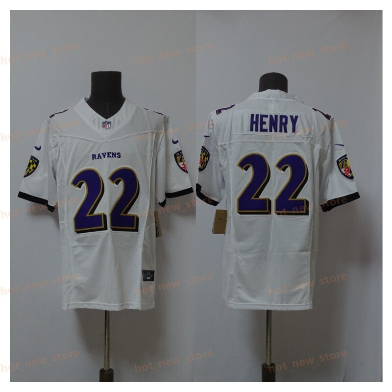 Baltimore Ravens #22 Derrick Henry Ravens 3 Edition Style 1 Football Jersey football jersey product view 1