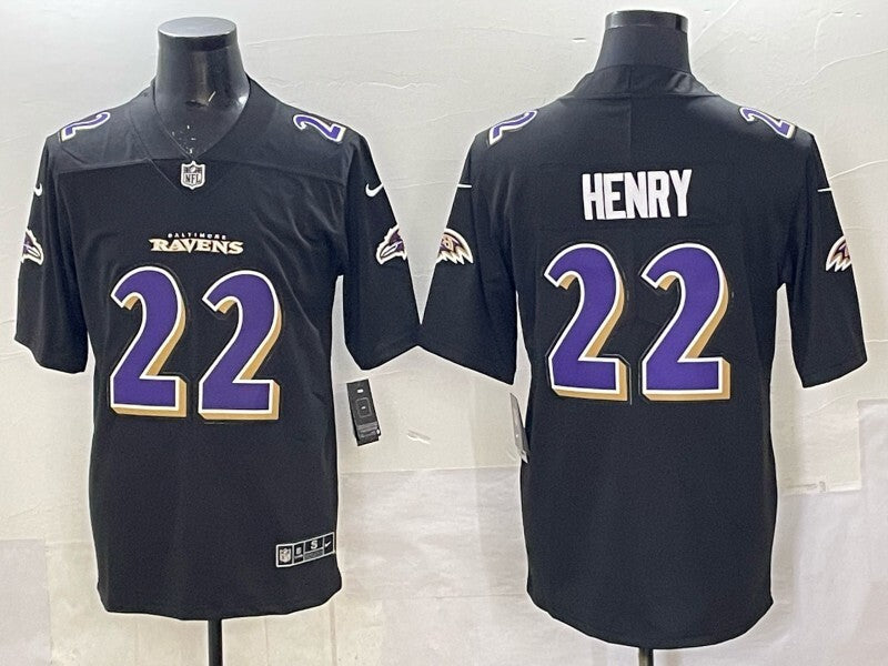 Baltimore Ravens #22 Derrick Henry Ravens Adult Football Jersey football jersey product view 1