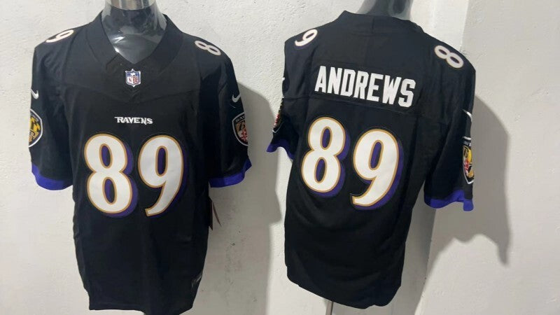 Baltimore Ravens #89 Mark Andrews Style 3 Football Jersey football jersey product view 1