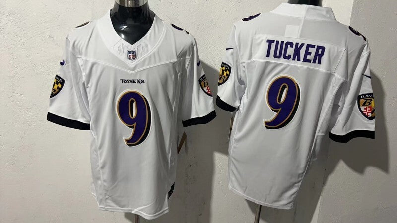 Baltimore Ravens #9 Justin Tucker Style 4 Football Jersey football jersey product view 1
