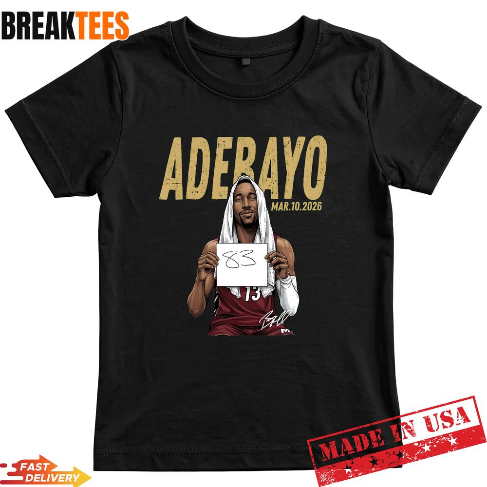 Ultimate Bam Adebayo Career High 83 Miami Basketball T-Shirt Unisex T-shirt, Sweatshirt, Hoodie, Long Sleeve Tee - T-Shirt, Sweatshirt, Hoodie