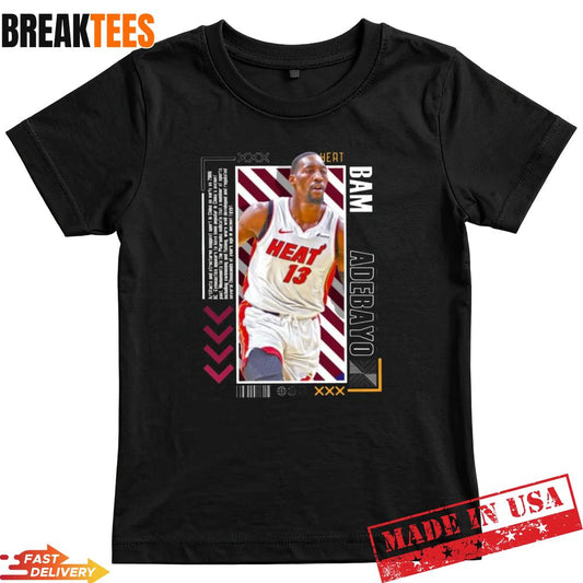 Bam Adebayo Miami Basketball Paper Poster T-Shirt Unisex T-shirt, Sweatshirt, Hoodie, Long Sleeve Tee - T-Shirt, Sweatshirt, Hoodie