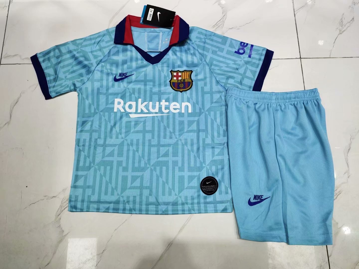 Barcelona Barcelona Green Soccer Jersey sports jersey product view 1