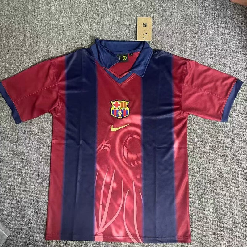 Barcelona Barcelona Retro Style 2 Soccer Jersey sports jersey product view 1