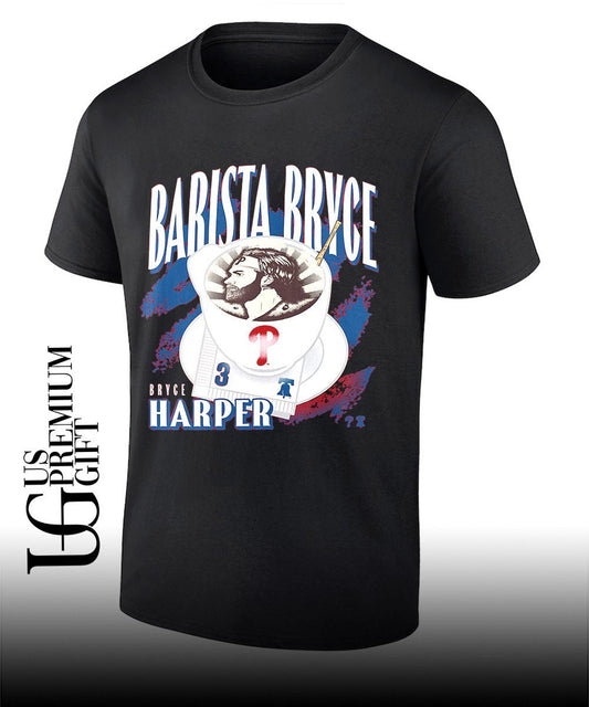 Barista Bryce player Bryce Harper Philadelphia Phillies baseball shirt Unisex T-shirt, Sweatshirt, Hoodie, Long Sleeve Tee - T-Shirt, Sweatshirt, Hoodie