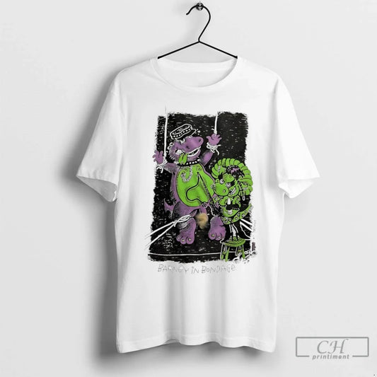 Barney In Bondage T Shirts Unisex T-shirt, Sweatshirt, Hoodie, Long Sleeve Tee - T-Shirt, Sweatshirt, Hoodie
