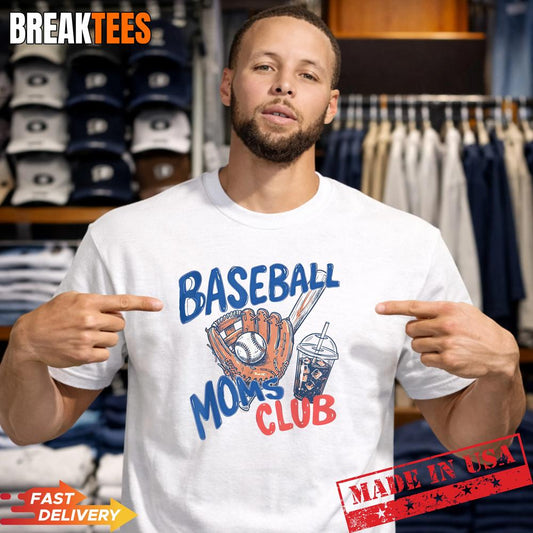 Baseball Moms Club Shirt Unisex T-shirt, Sweatshirt, Hoodie, Long Sleeve Tee - T-Shirt, Sweatshirt, Hoodie