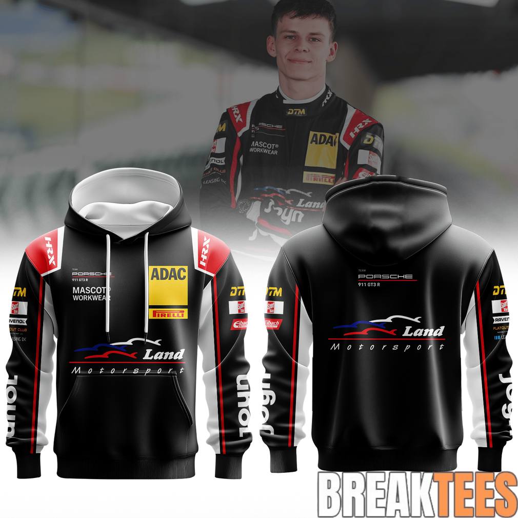 Bastian Buus Land-Motorsport DTM Racing 2026 Hoodie Unisex T-shirt, Sweatshirt, Hoodie, Long Sleeve Tee - T-Shirt, Sweatshirt, Hoodie