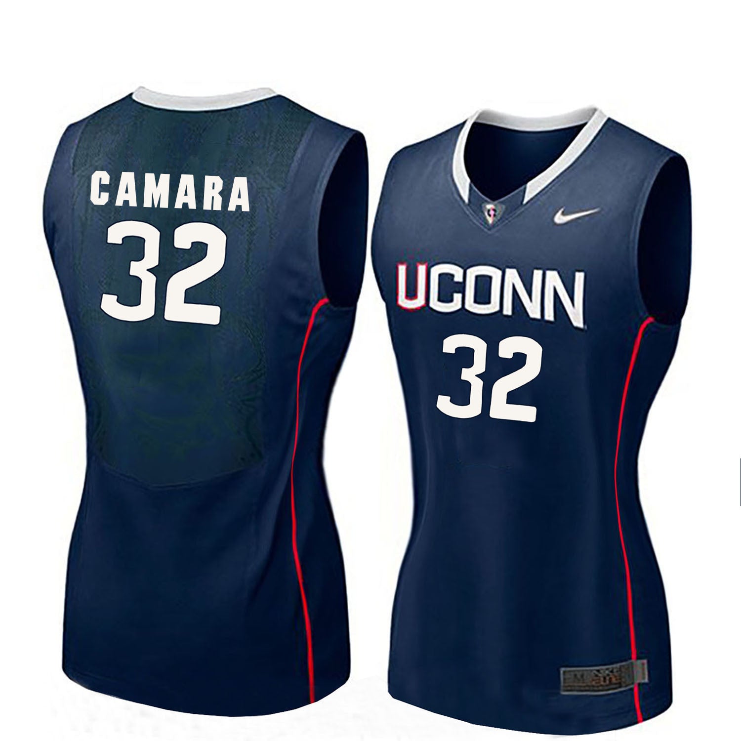 Batouly Camara 32 Women Blue College Football Jersey football jersey product view 1