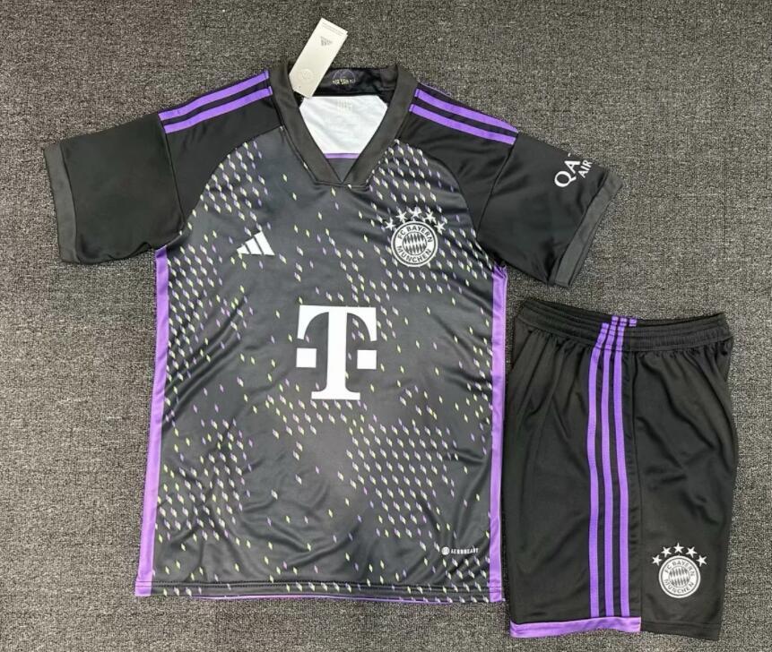 Bayer Munich Black Style 4 Soccer Jersey sports jersey product view 1