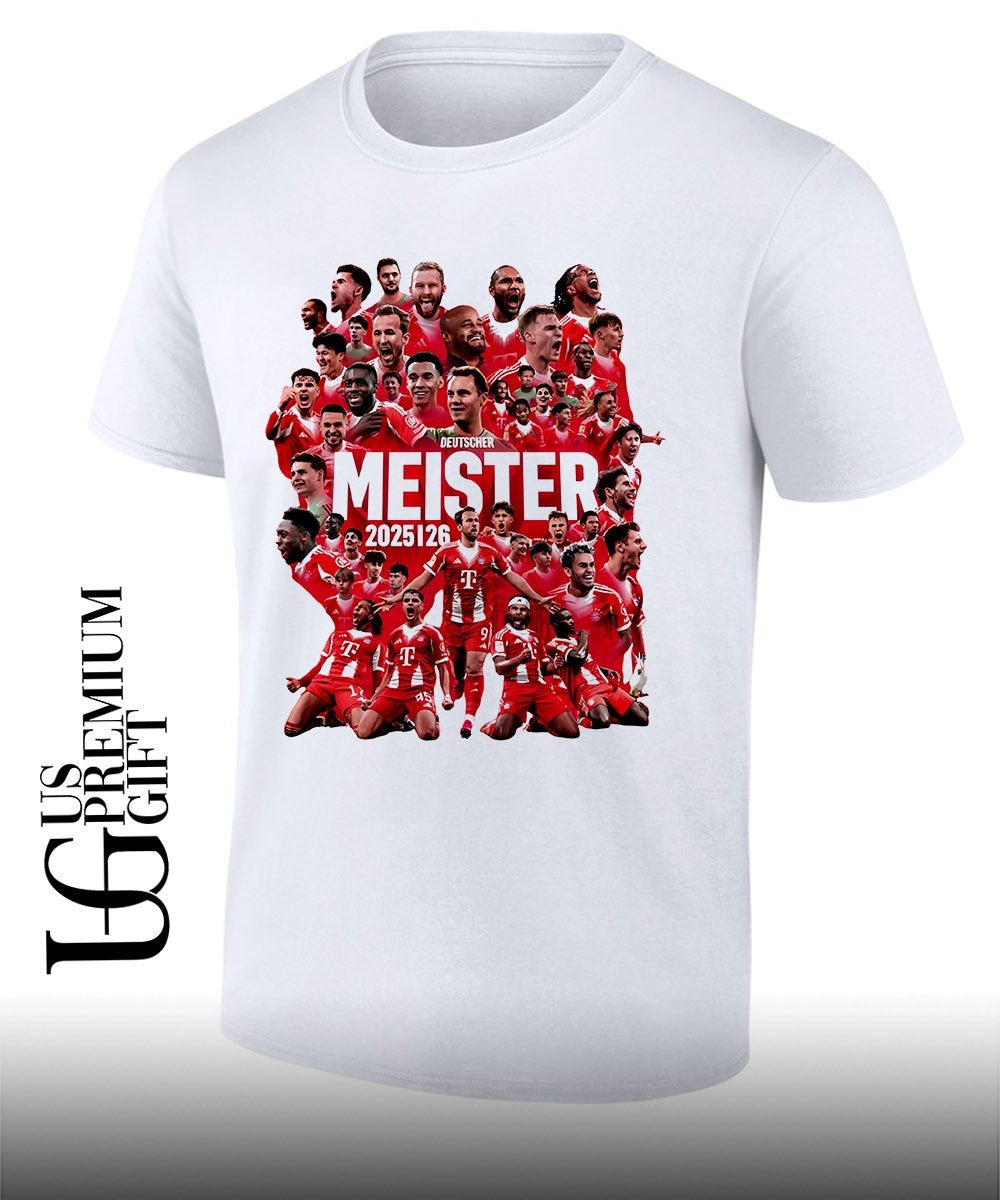 Bayern Deutscher Meister 2026 shirt Unisex T-shirt, Sweatshirt, Hoodie, Long Sleeve Tee - T-Shirt, Sweatshirt, Hoodie