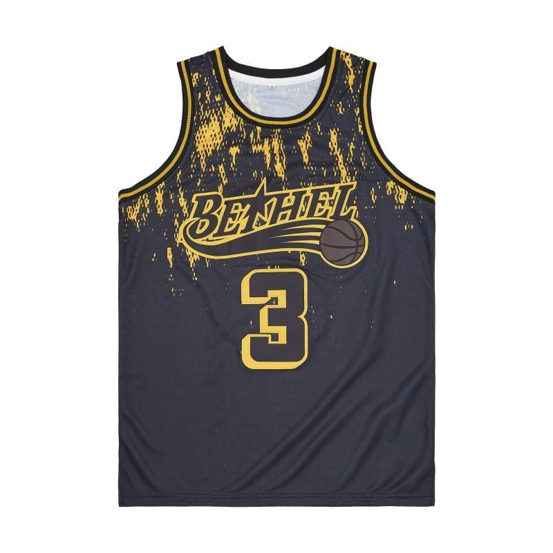 BeThel #3 Iverson Style 2 College Football Jersey football jersey product view 1