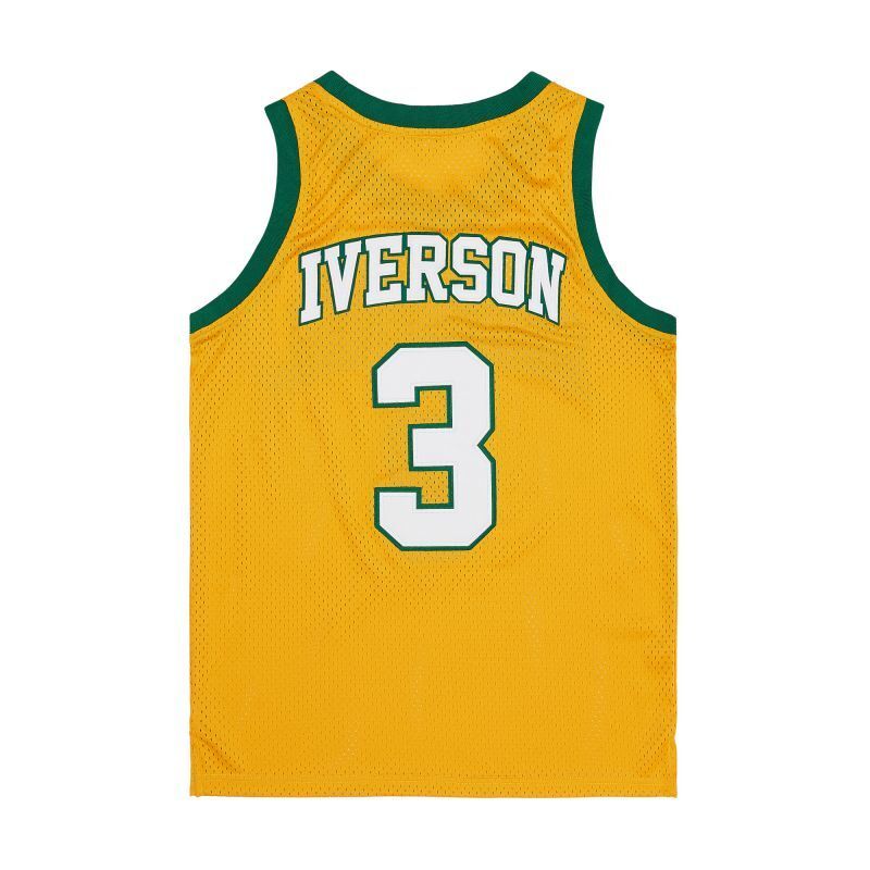 BeThel #3 Iverson Style 4 College Football Jersey football jersey product view 1
