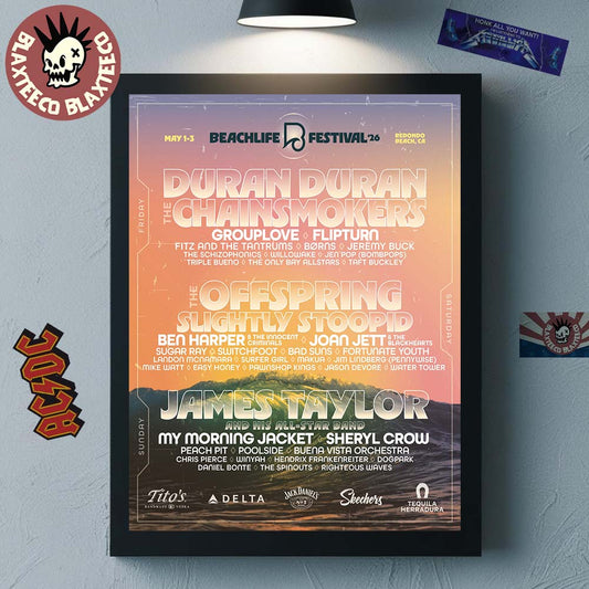 Beachlife Festival 2026 Full Lineup In Redondo Beach California From May 1 To 3 2026 Home Decor Poster Canvas - T-Shirt, Sweatshirt, Hoodie