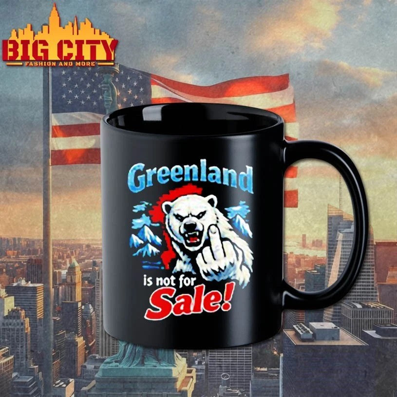 Bear Fuck Greenland Is Not For Sale - Adult & Kids T-Shirts, Sweatshirts & Hoodies apparel design preview 3