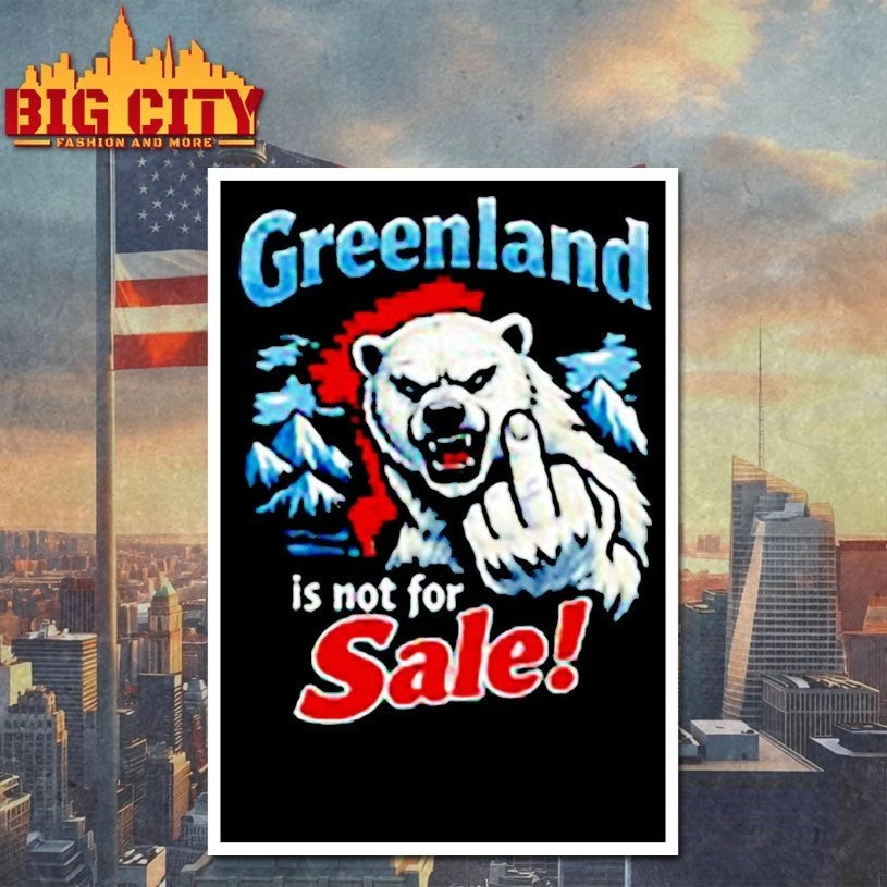 Bear Fuck Greenland Is Not For Sale - Adult & Kids T-Shirts, Sweatshirts & Hoodies apparel design preview 4