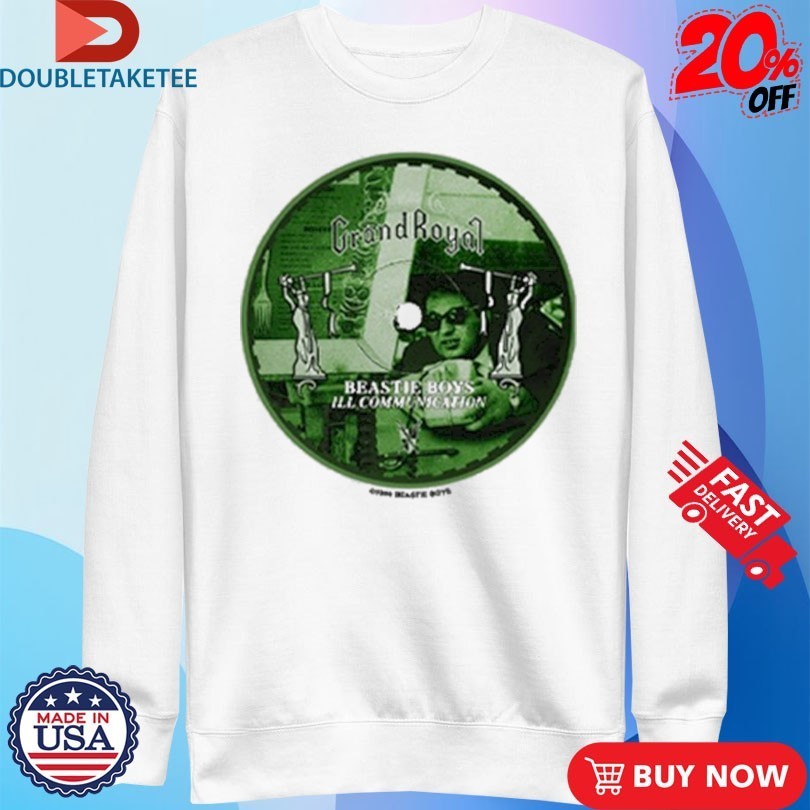 Beastie Boys Grand Royal Ill Communication Record - Adult & Kids T-Shirts, Sweatshirts & Hoodies apparel design preview 3