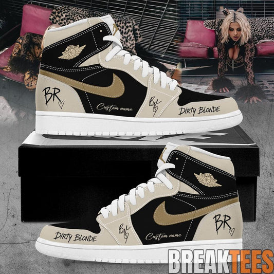 Bebe Rexha Dirty Blonde Album 2026 Signature Custom AJ1 Shoes Unisex T-shirt, Sweatshirt, Hoodie, Long Sleeve Tee - T-Shirt, Sweatshirt, Hoodie