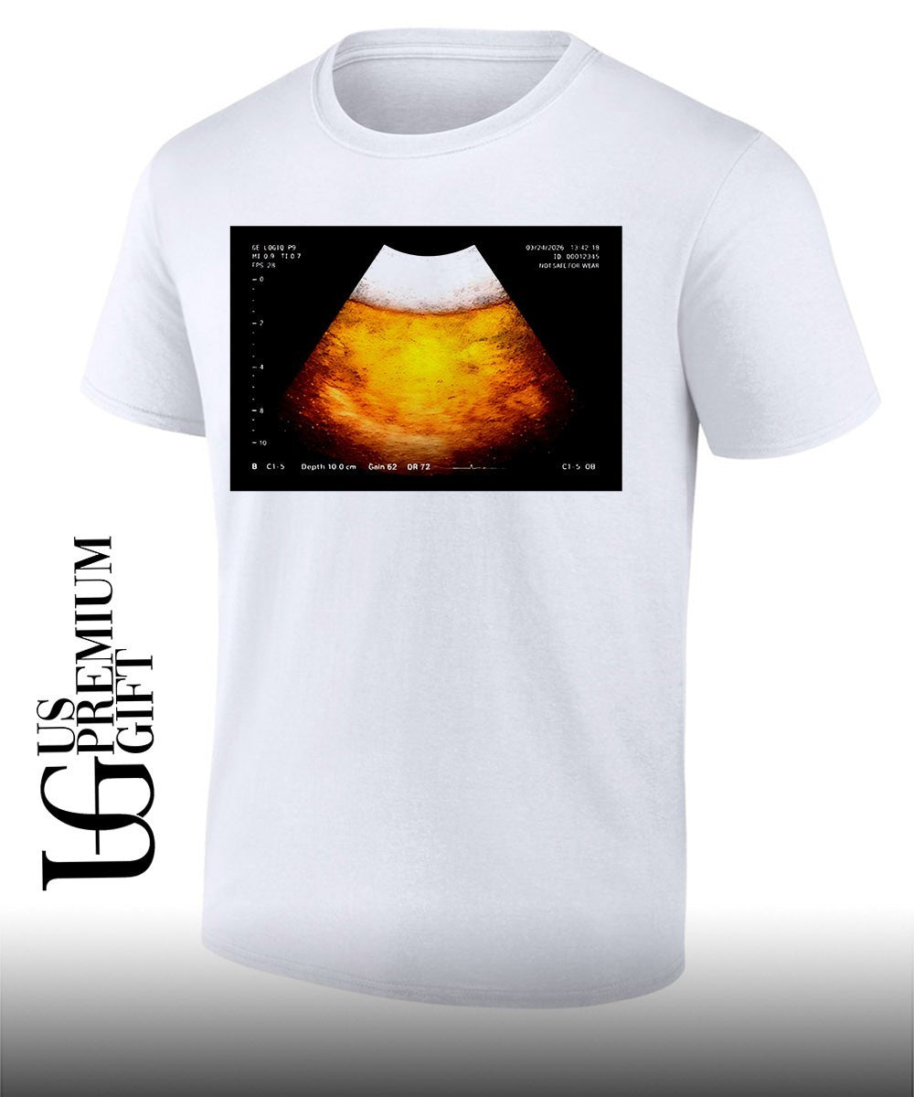 Beer Ultrasound shirt Unisex T-shirt, Sweatshirt, Hoodie, Long Sleeve Tee - T-Shirt, Sweatshirt, Hoodie