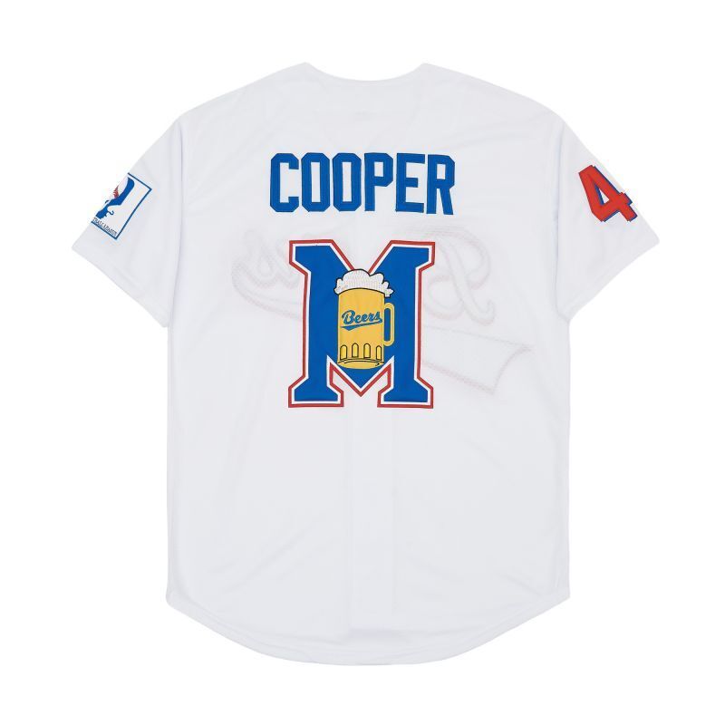 Beers Movie #44 Joe Coop Cooper Style 1 College Football Jersey football jersey product view 1