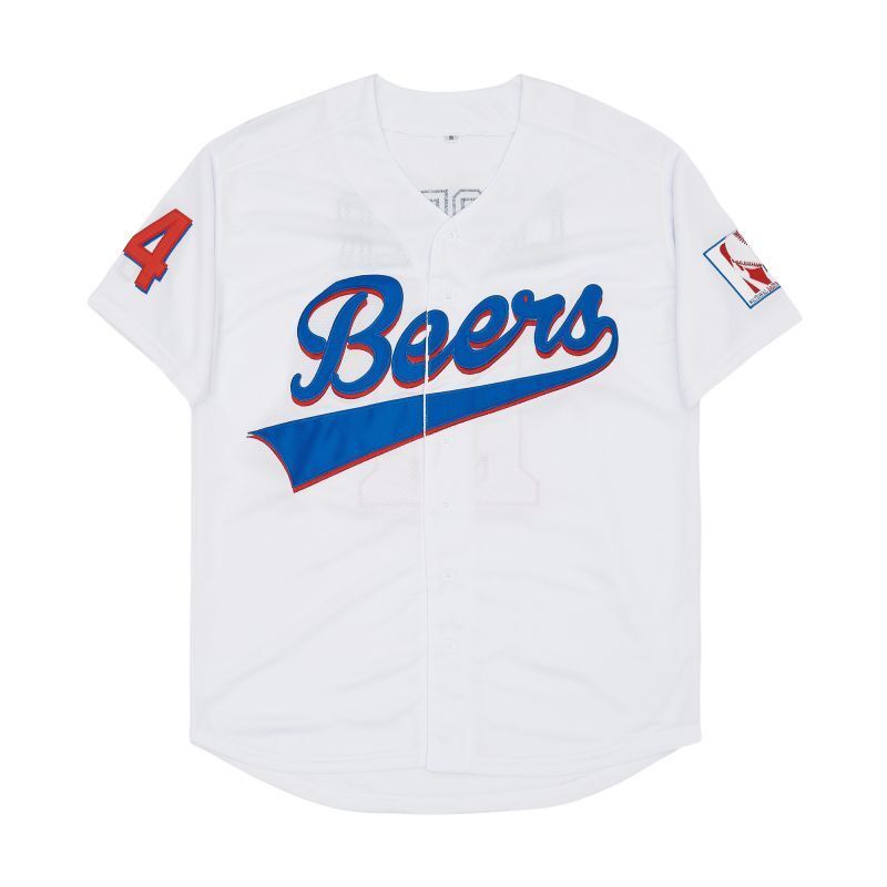 Beers Movie #44 Joe Coop Cooper Style 2 College Football Jersey football jersey product view 1
