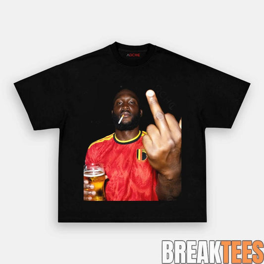 Belgium Football Team Lukaku Drunk Tee Unisex T-shirt, Sweatshirt, Hoodie, Long Sleeve Tee - T-Shirt, Sweatshirt, Hoodie
