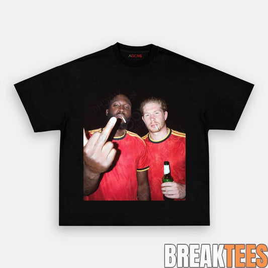 Belgium Football Team Lukaku x De Bruyne Drunk Tee Unisex T-shirt, Sweatshirt, Hoodie, Long Sleeve Tee - T-Shirt, Sweatshirt, Hoodie